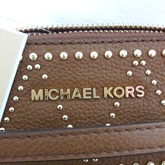 NWT MICHAEL KORS LEATHER ADELE DOME CROSSBODY BAG - Picture 2 of 8